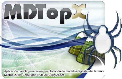 Pantalla de bienvenida de MDTopX